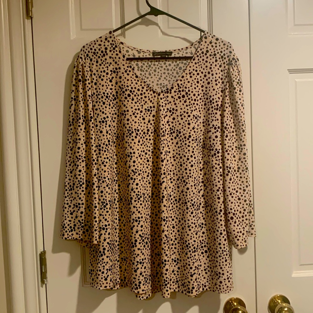 🖤Pink and Black Leopard Print Top🖤